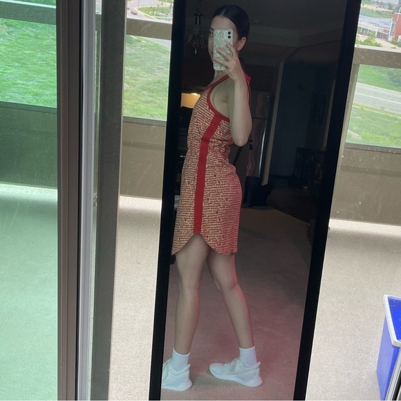 Marc by Marc Jacobs Orange Typography Mini Dress - Picture 3 of 9